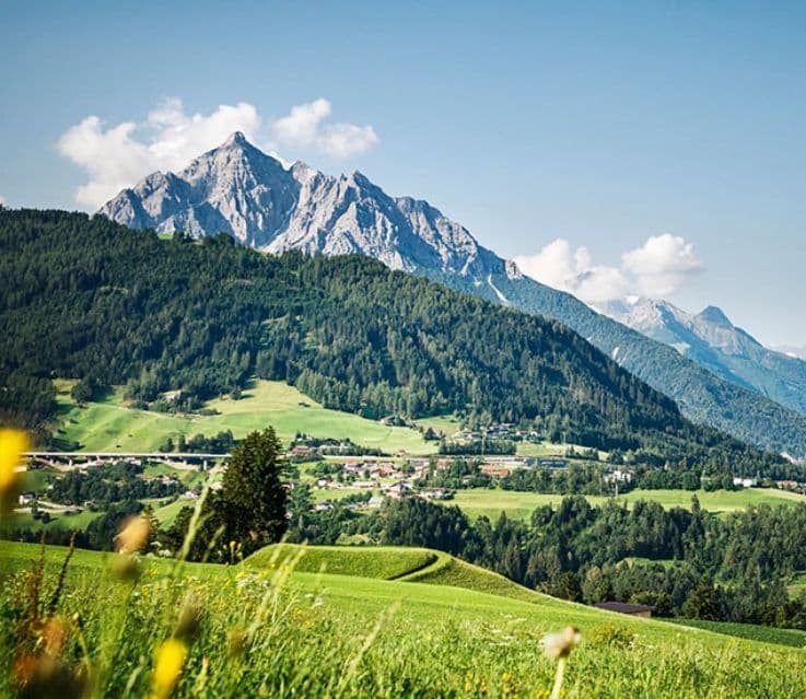 Sommerliche Bergkulisse rund um Neustift im Stubaital